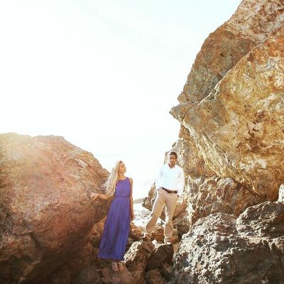 Picture of India Everett and her husband Daniel Segal